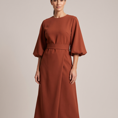 Monilie Scarlett Rust Brown