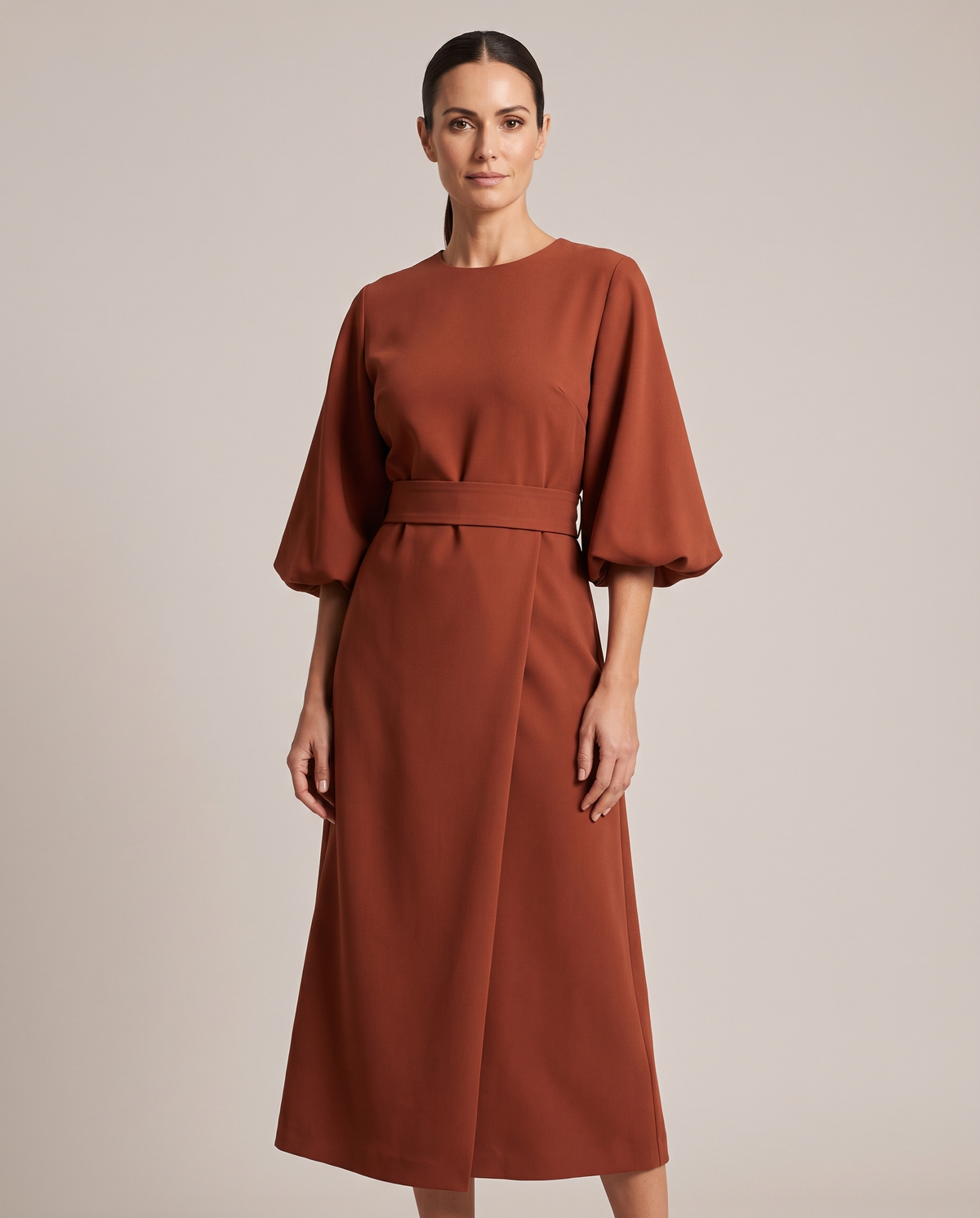 Monilie Scarlett Rust Brown