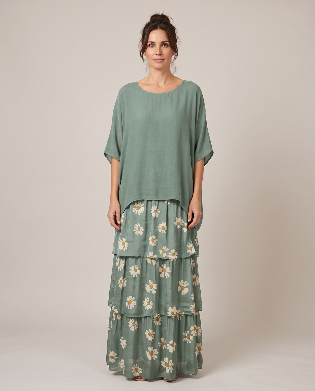 Monilie Lara Faded Green